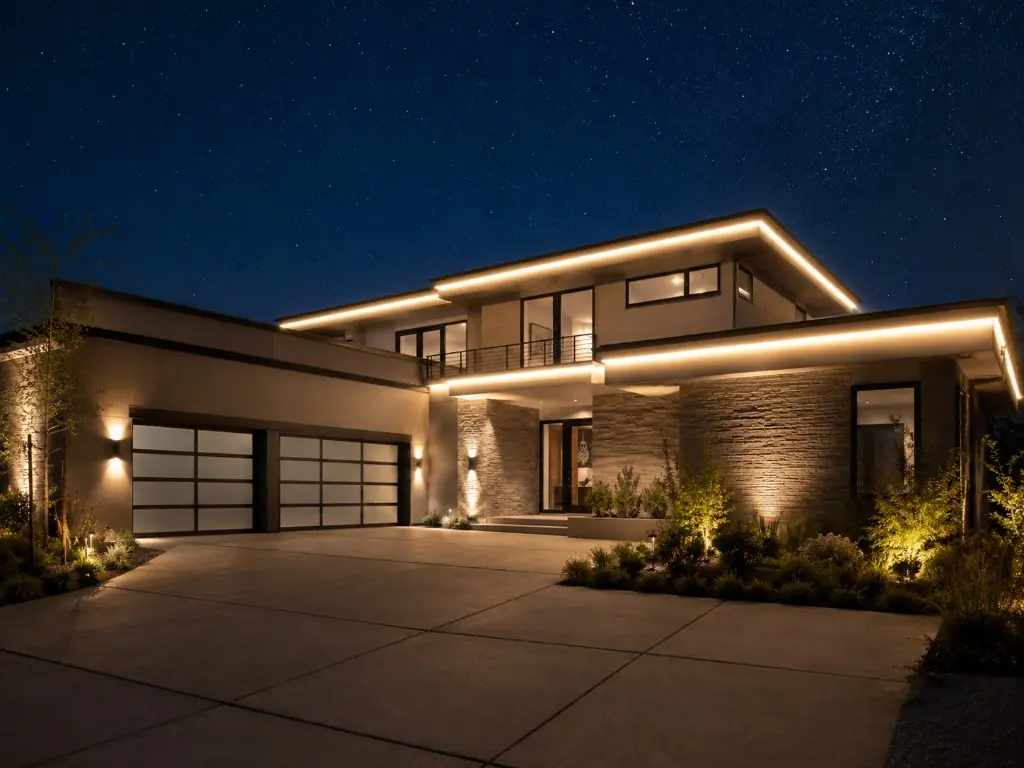Game Day Lighting — Rocky Mountain Lighting installation