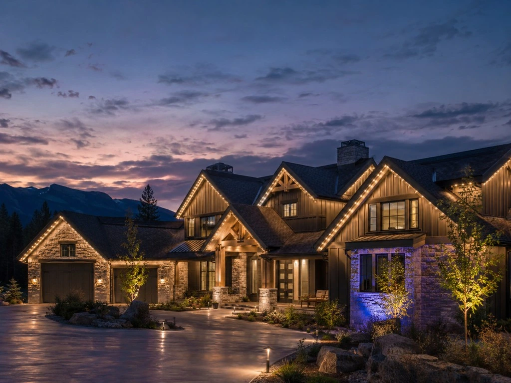 Everyday Curb Appeal — permanent roofline lighting in the Edmonton area
